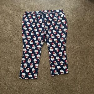 Brown Santa pj pants